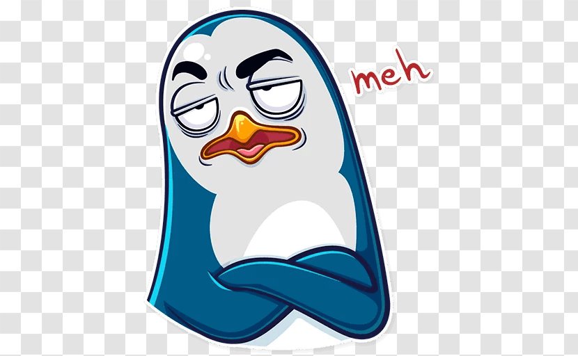 Sticker Telegram Penguin Emoji Clip Art - Interior Ministry Transparent PNG