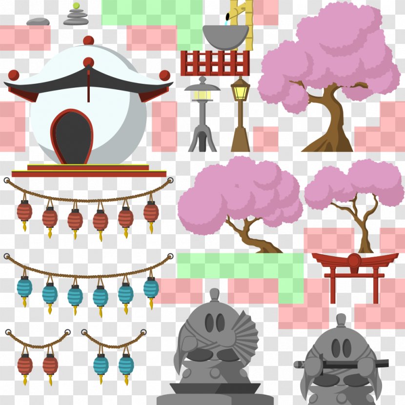 Concept Art Teeworlds - Theatrical Property - Japanese Temple Transparent PNG