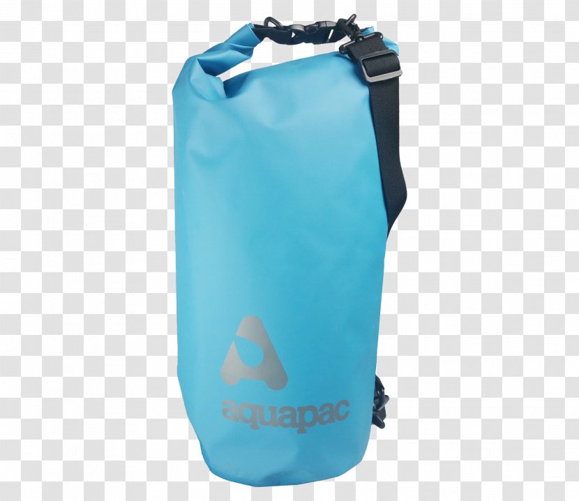Dry Bag Blue Green Backpack - Rafting - Shoulder Strap Transparent PNG