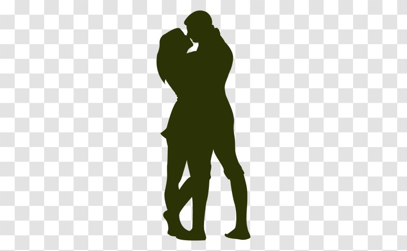 Kiss Silhouette - Drawing - Wedding Couple Transparent PNG