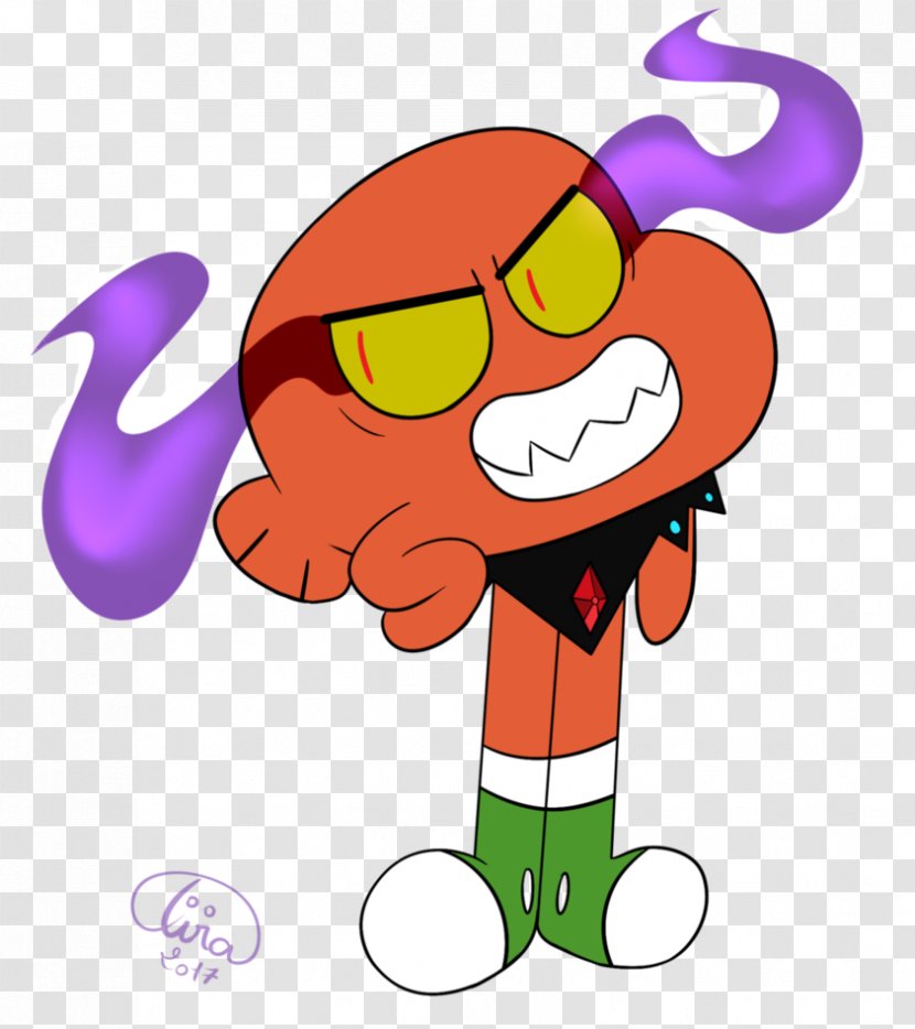 Gumball Watterson Cartoon Network - Flower - Watercolor Transparent PNG