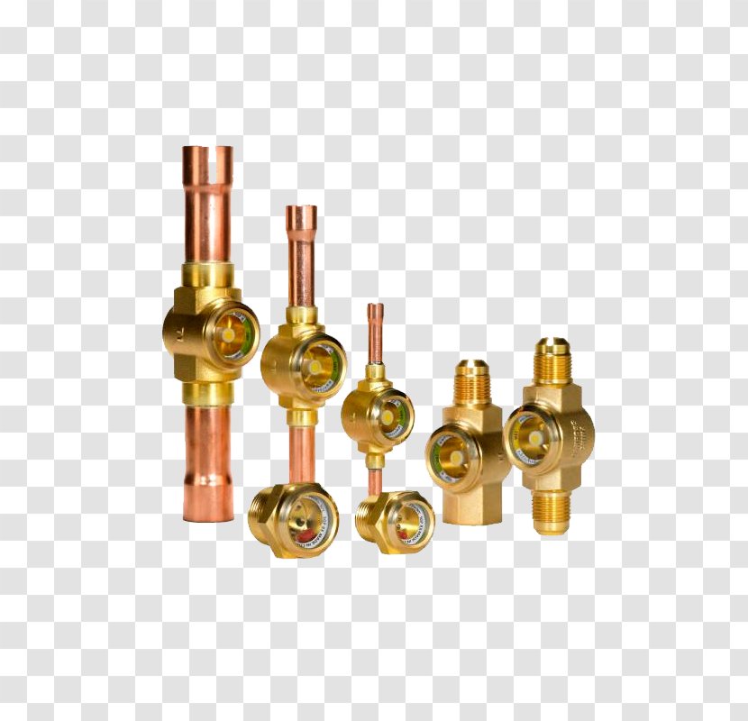 Sight Glass Refrigeration Air Conditioning Valve Liquid - Brass Transparent PNG