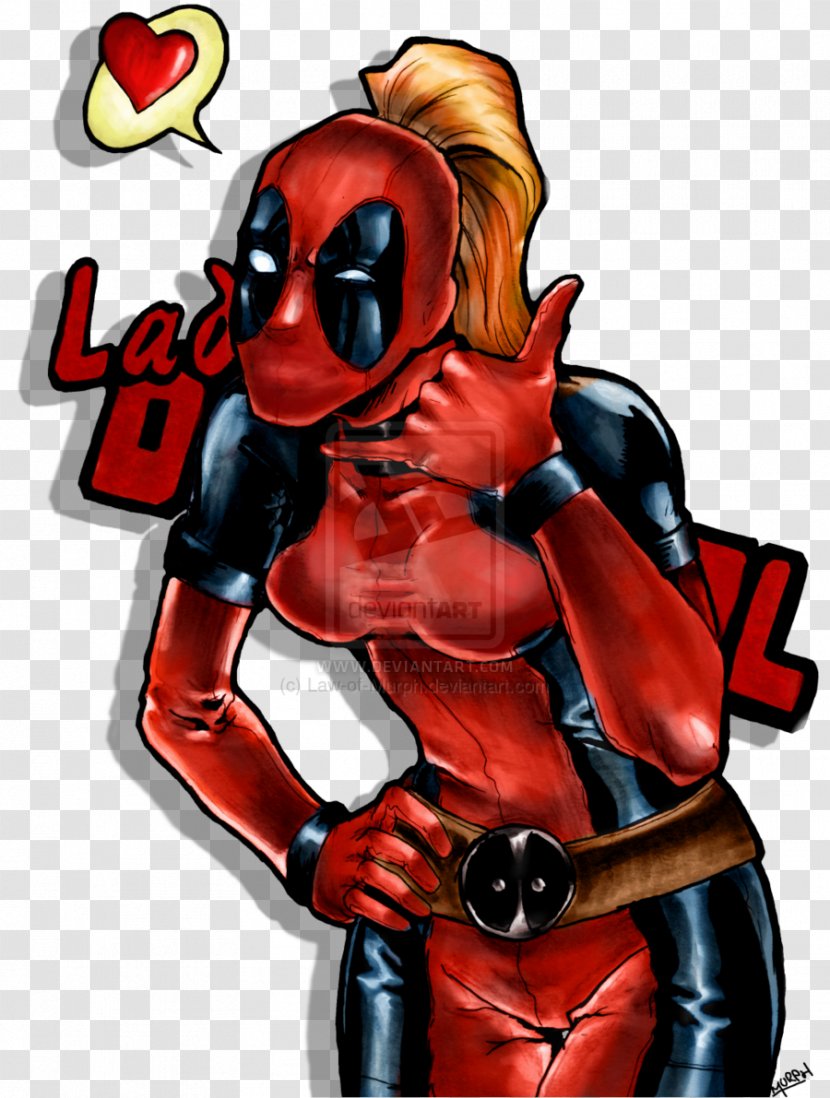 Deadpool Marvel Comics Character Spider-Girl - Fiction Transparent PNG