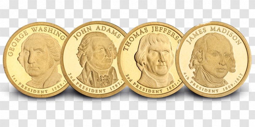 Coin Thirteen Colonies Gold History Money - Declaration Of Independence Transparent PNG