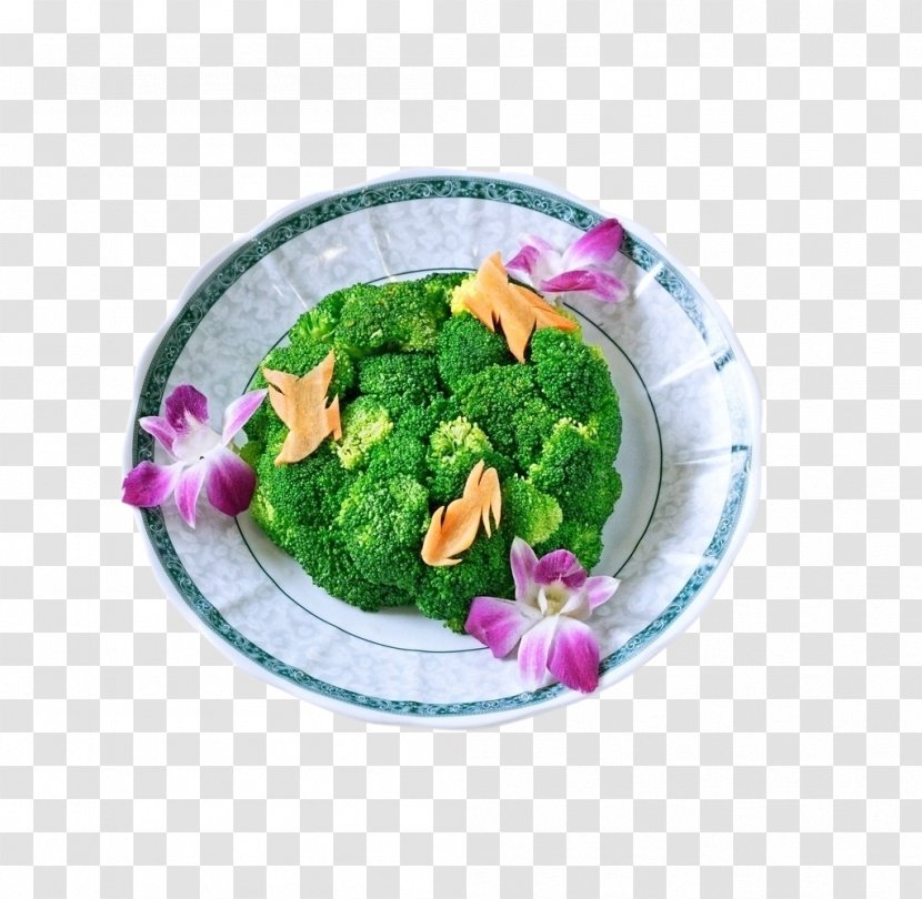 Broccoli Cauliflower Brussels Sprout Stir Frying Vegetable - Daikon Transparent PNG
