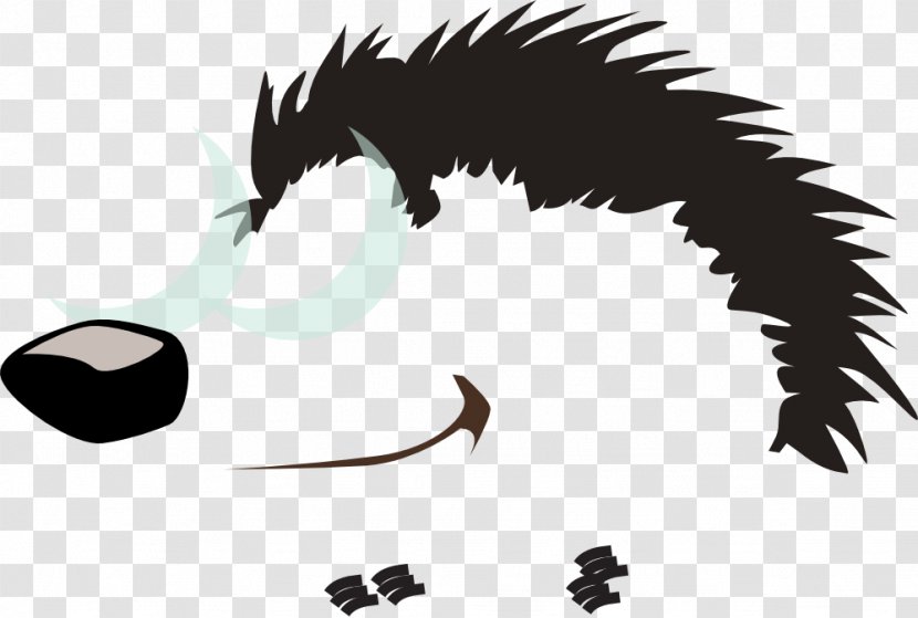 Hedgehog Drawing Cartoon Clip Art - Black Transparent PNG