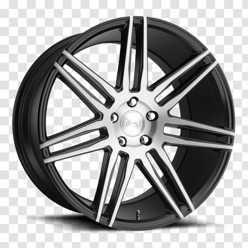 Wheel Rim Tire Lug Nut Vehicle - Black - Automotive Transparent PNG
