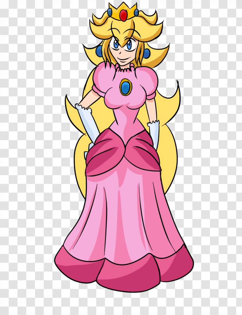 Super Princess Peach Mario Daisy Bowser - Cartoon Transparent PNG