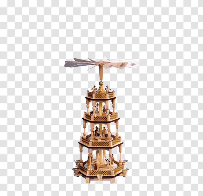 Christmas Pyramid Angel Ore Mountains - Tealight Transparent PNG