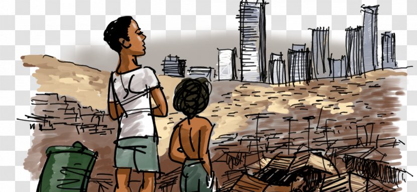 Cartoon Human Settlement Community Adventure Game Animation - City Transparent PNG