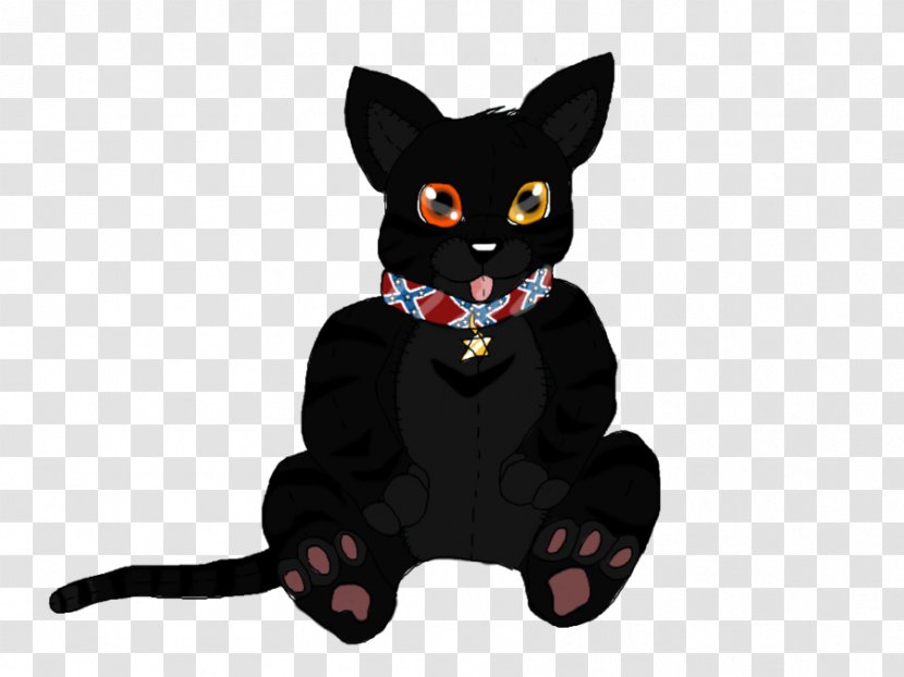 Black Cat Kitten Domestic Short-haired Whiskers - Carnivoran Transparent PNG