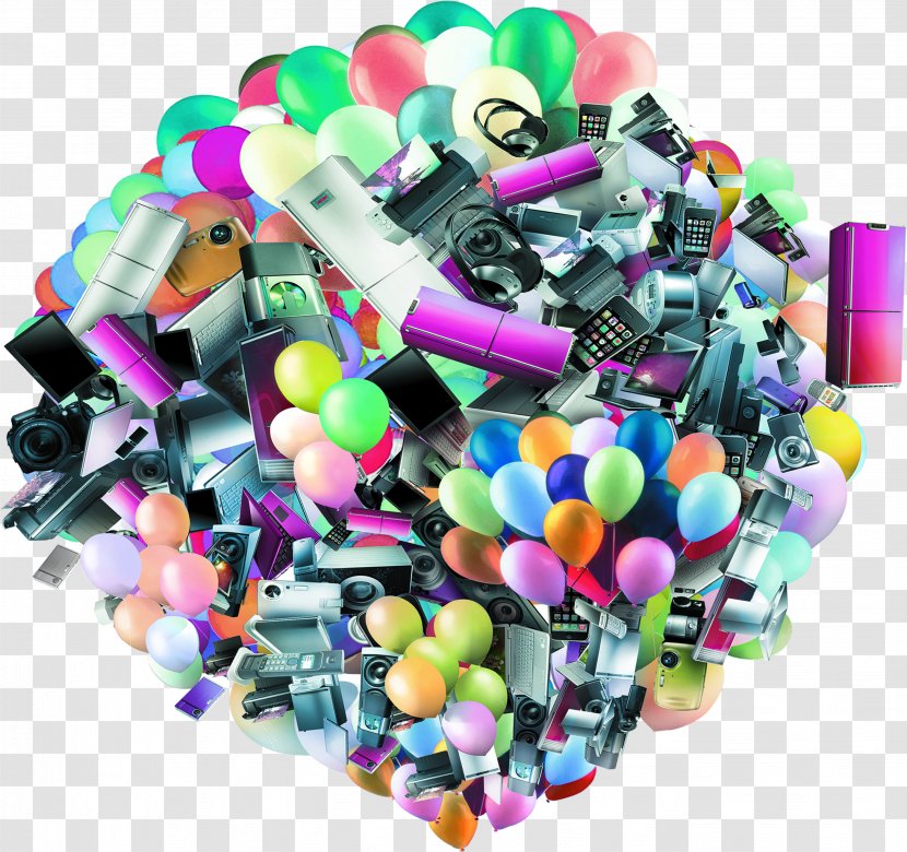 Poster Balloon - Confectionery - Balloons Of Various Electrical Appliances Transparent PNG