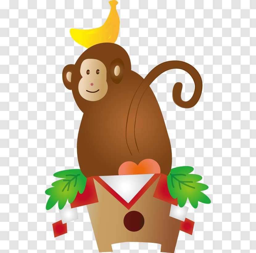 Ape Monkey Drawing Banana - Gratis Transparent PNG