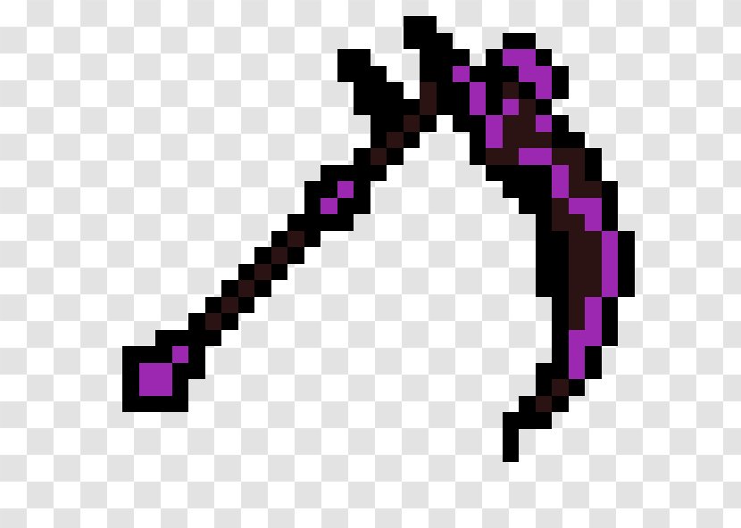 Terraria Minecraft Weapon Knife Video Game - Magenta - Too Fast Transparent PNG
