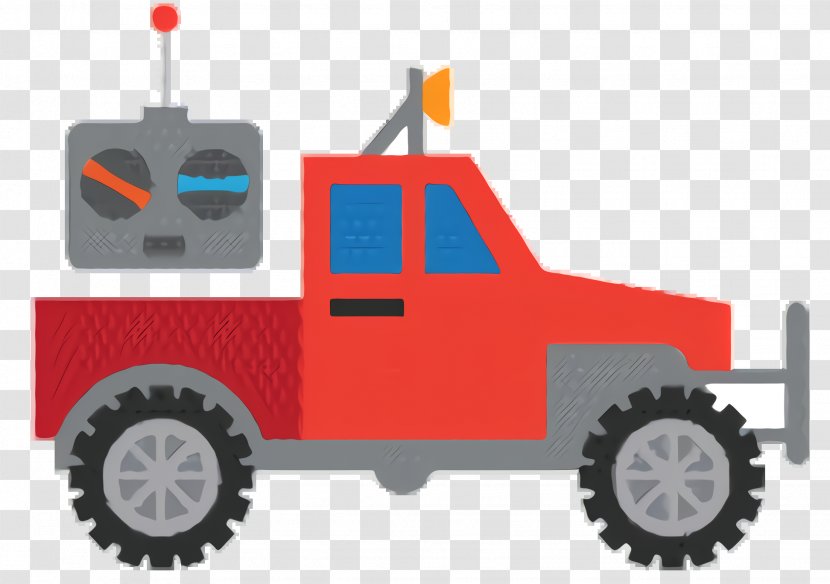 Monster Cartoon - Tow Truck - Police Car Jeep Transparent PNG