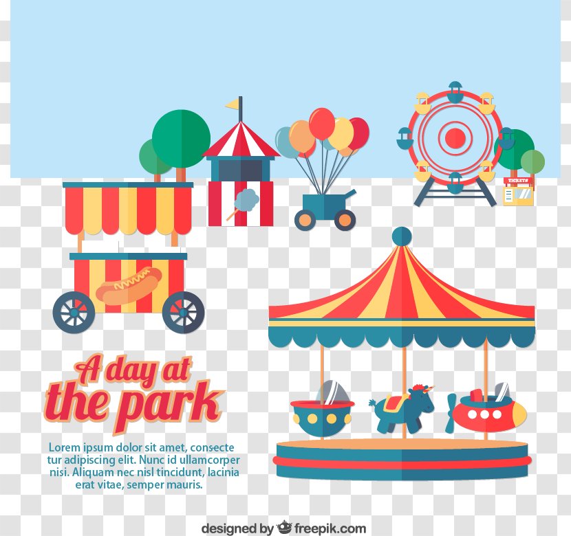 Motiongate Lake Fairfax Park Urban Amusement - Party Supply - Illustrator Vector Material Downloaded, Transparent PNG