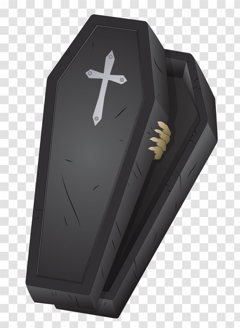 Coffin Halloween Clip Art - Black Picture Transparent PNG
