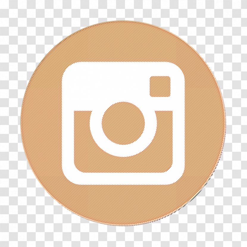 Instagram Icon - Beige - Material Property Transparent PNG