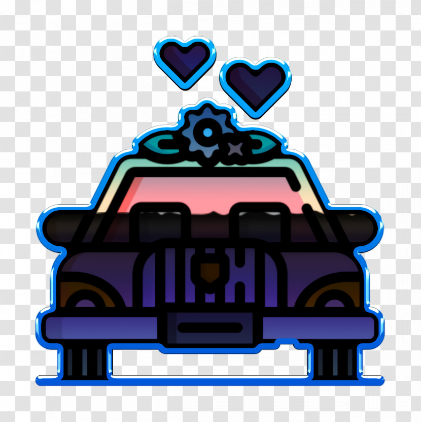 Wedding Icon Love And Romance Icon Wedding Car Icon Transparent PNG