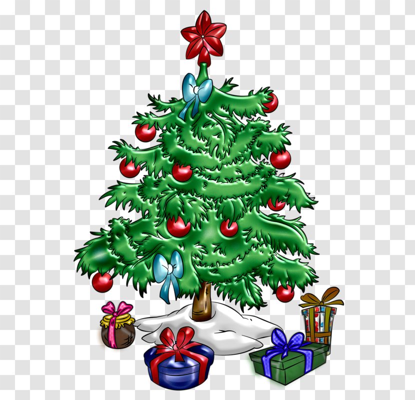 Christmas Tree Image Spruce Fir - Gratis - Evergreen Transparent PNG