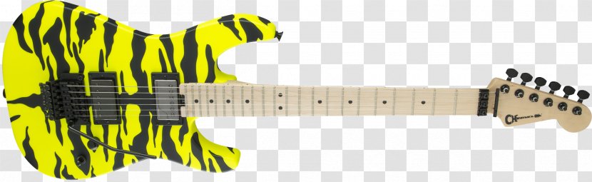 San Dimas NAMM Show Charvel Steel Panther Electric Guitar - Musician Transparent PNG