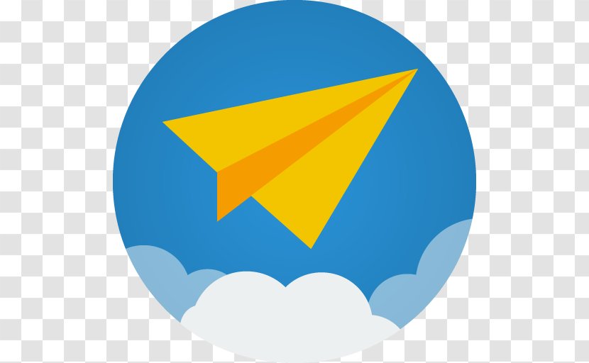 Airplane Paper Plane Flight Cloud Computing - Triangle Transparent PNG