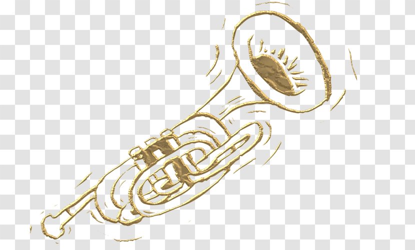 Mellophone Drawing Charcoal Painting Musical Instruments - Watercolor Transparent PNG