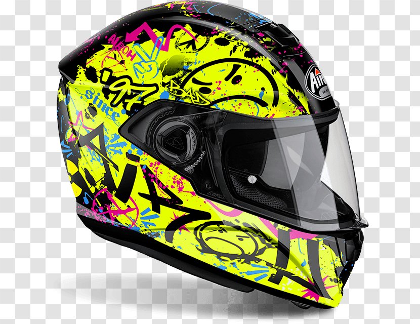 Motorcycle Helmets AIROH Storm - Automotive Design - Cool Moto Transparent PNG