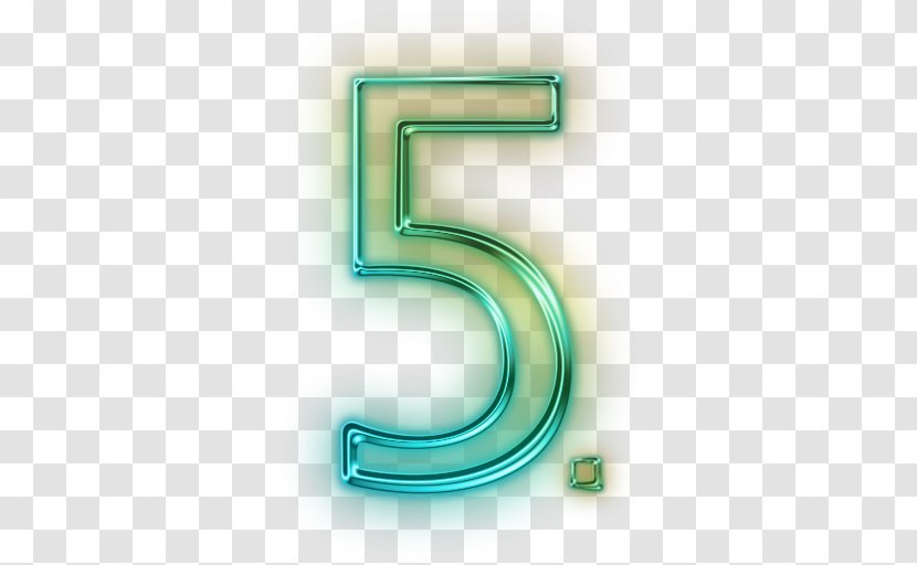 Number Clip Art Image - Symbol - 5 Senses Transparent PNG