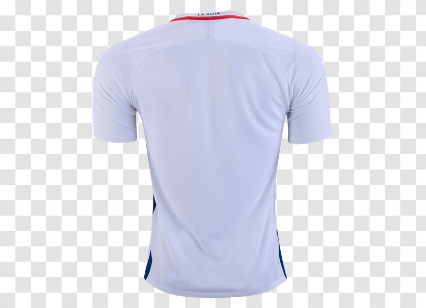 T-shirt Neck Collar Polo Shirt Sleeve - White - World Cup Jersey Transparent PNG