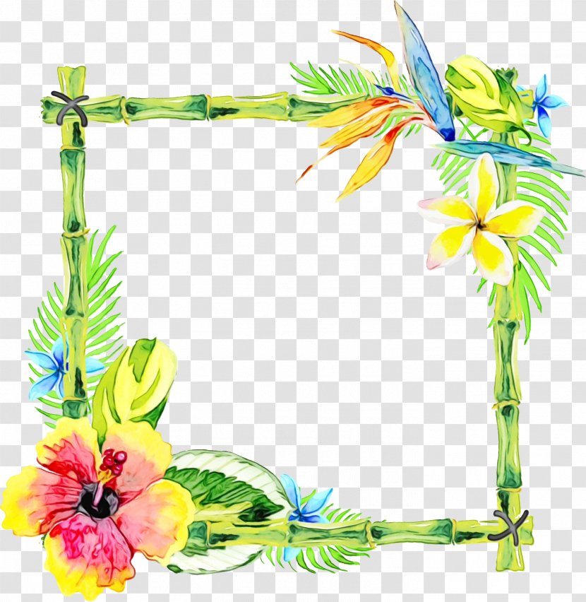 Picture Frame - Lei Flower Transparent PNG