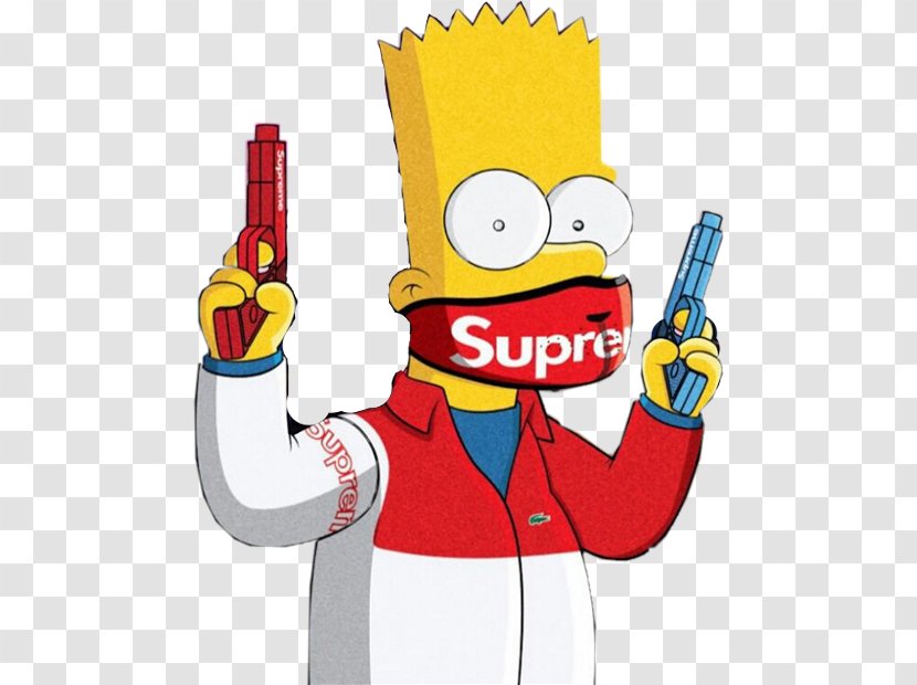 Bart Simpson Homer Supreme Drawing Image - Illustrator Transparent PNG
