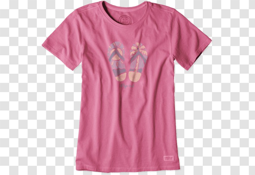 T-shirt Pink Michelle Sleeve Shoulder Transparent PNG