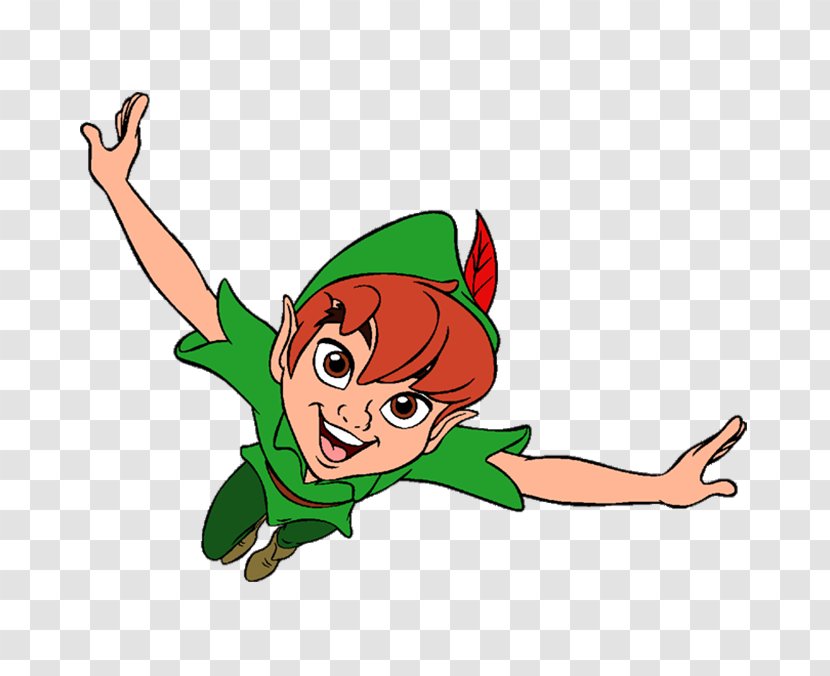 Peter Pan Captain Hook And Wendy Clip Art - The Pirates - Cartoon Flying Transparent PNG