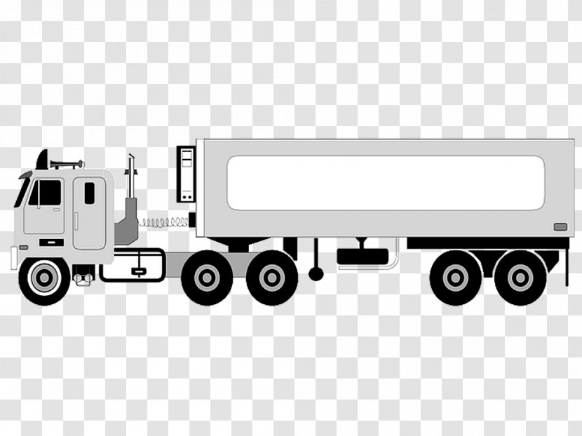 Peterbilt Semi-trailer Truck Clip Art - Vehicle Transparent PNG