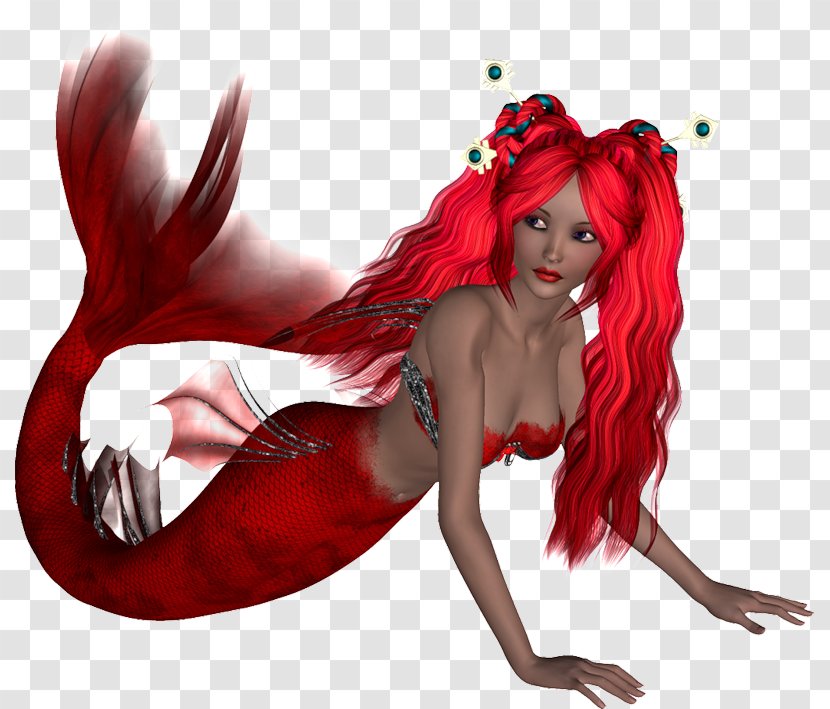 Mermaid Siren Blue Painting - Mythical Creature Transparent PNG