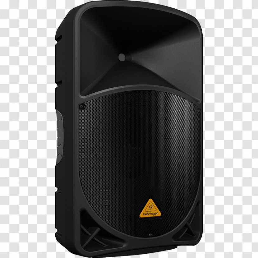 BEHRINGER Eurolive B1 Series Public Address Systems Powered Speakers Loudspeaker - Amplifier Headset Microphone Wireless System Transparent PNG