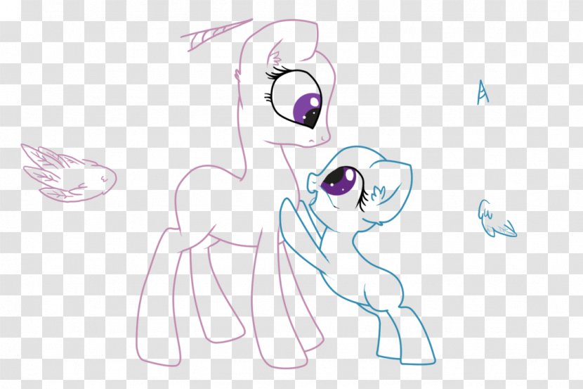 Pony Mare Horse Foal Filly - Cartoon Transparent PNG