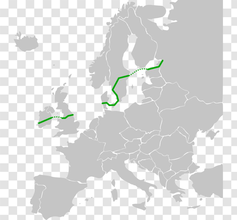 Netherlands World Map Northwestern Europe Blank - Route 20 Transparent PNG