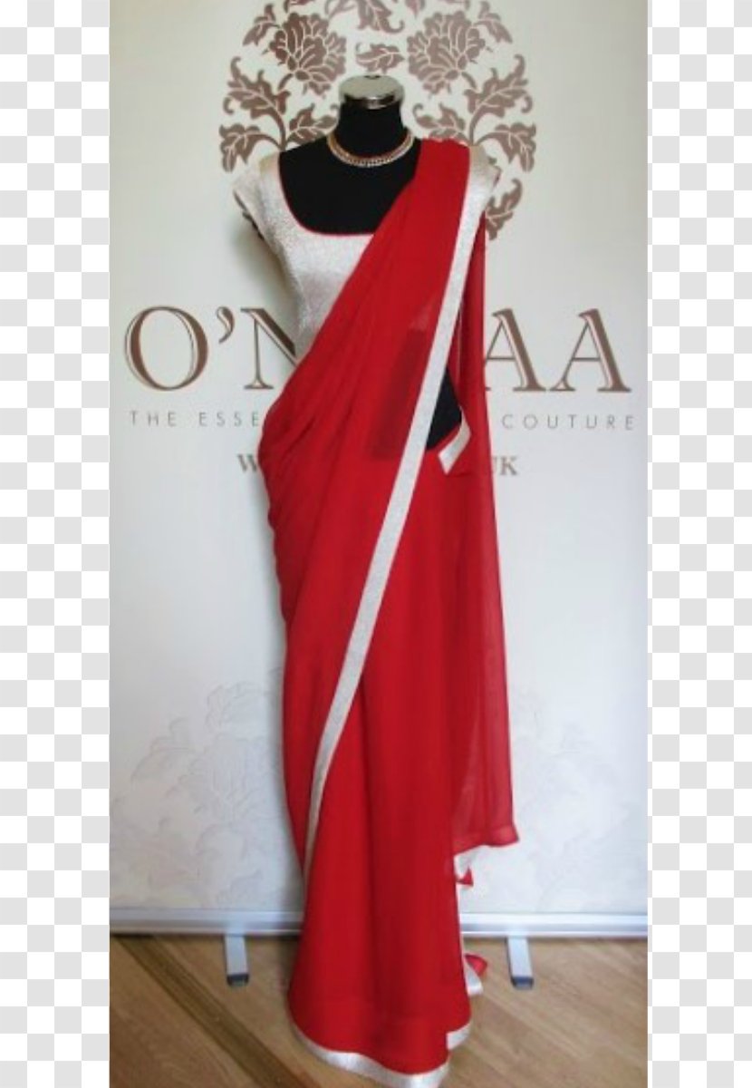 Gown Shoulder Maroon 5 Symbol - Happiness - Saree Transparent PNG