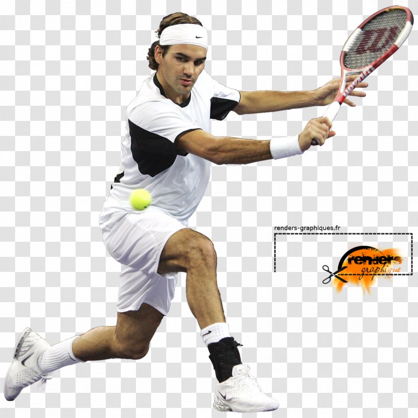 Tennis Racket Clip Art - Ball Game - Roger Federer Transparent Background Transparent PNG