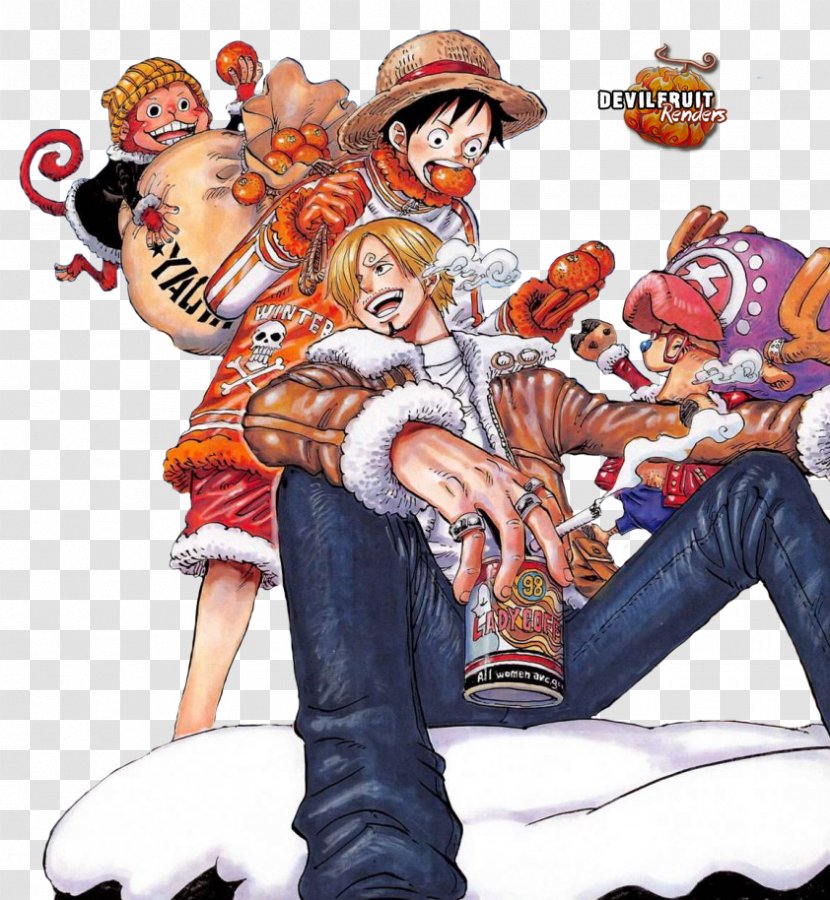Monkey D. Luffy Roronoa Zoro One Piece Nami Vinsmoke Sanji - Cartoon Transparent PNG