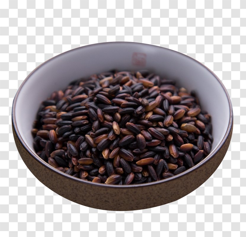 Glutinous Rice Purple Black Five Grains - Bowl Transparent PNG