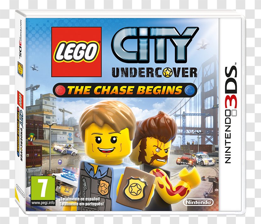 Lego City Undercover: The Chase Begins Nintendo 3DS Transparent PNG