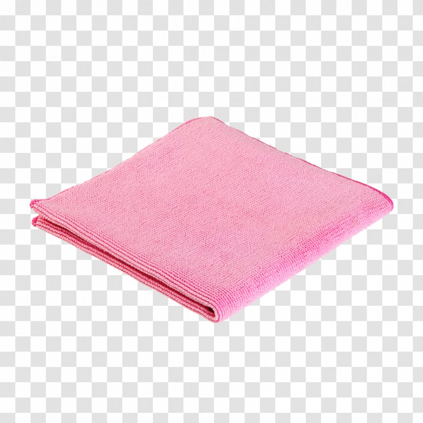 Microfiber Textile Cleaning Dust - Floor - Pink Cloth Transparent PNG