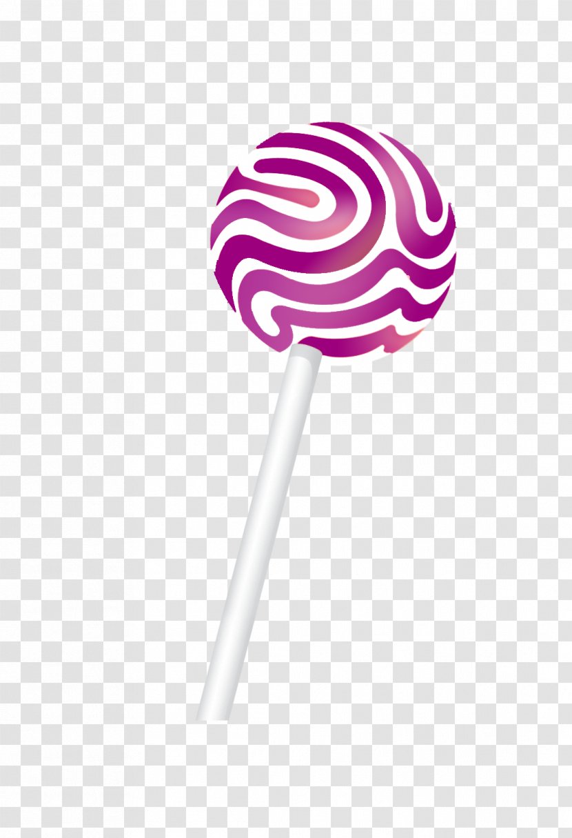 Ice Cream Lollipop Food - Magenta - Dessert Candy Transparent PNG