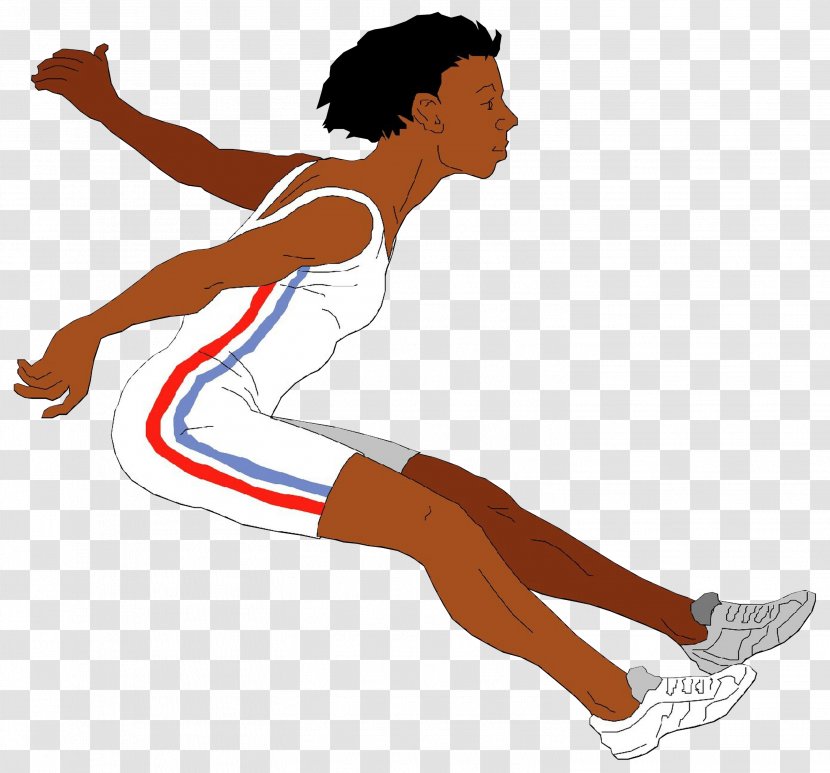 GIF Clip Art Jumping Long Jump Track And Field Athletics - Lunge - Knee Transparent PNG