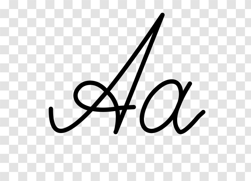 Cursive Letter Handwriting Alphabet - Writing Transparent PNG