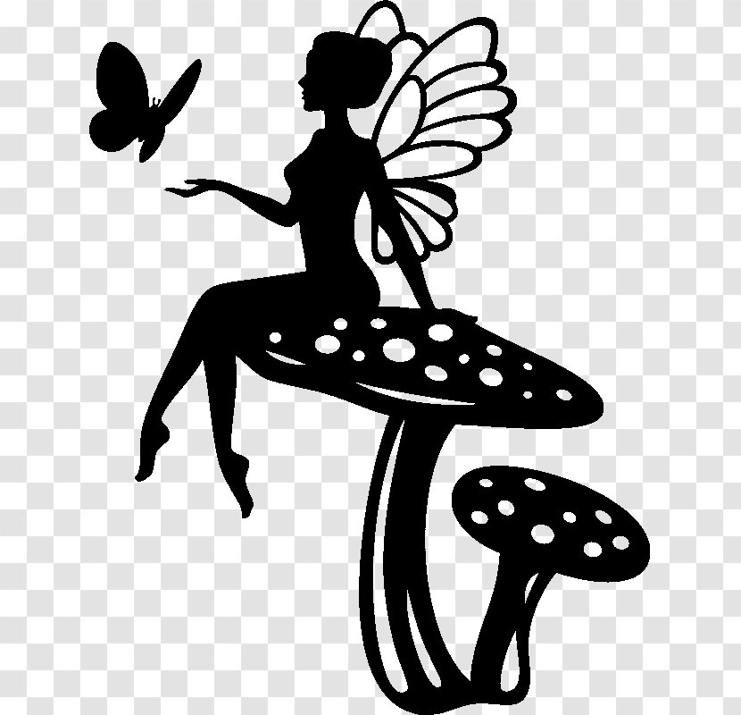 Silhouette Fairy Art Drawing Clip Transparent PNG