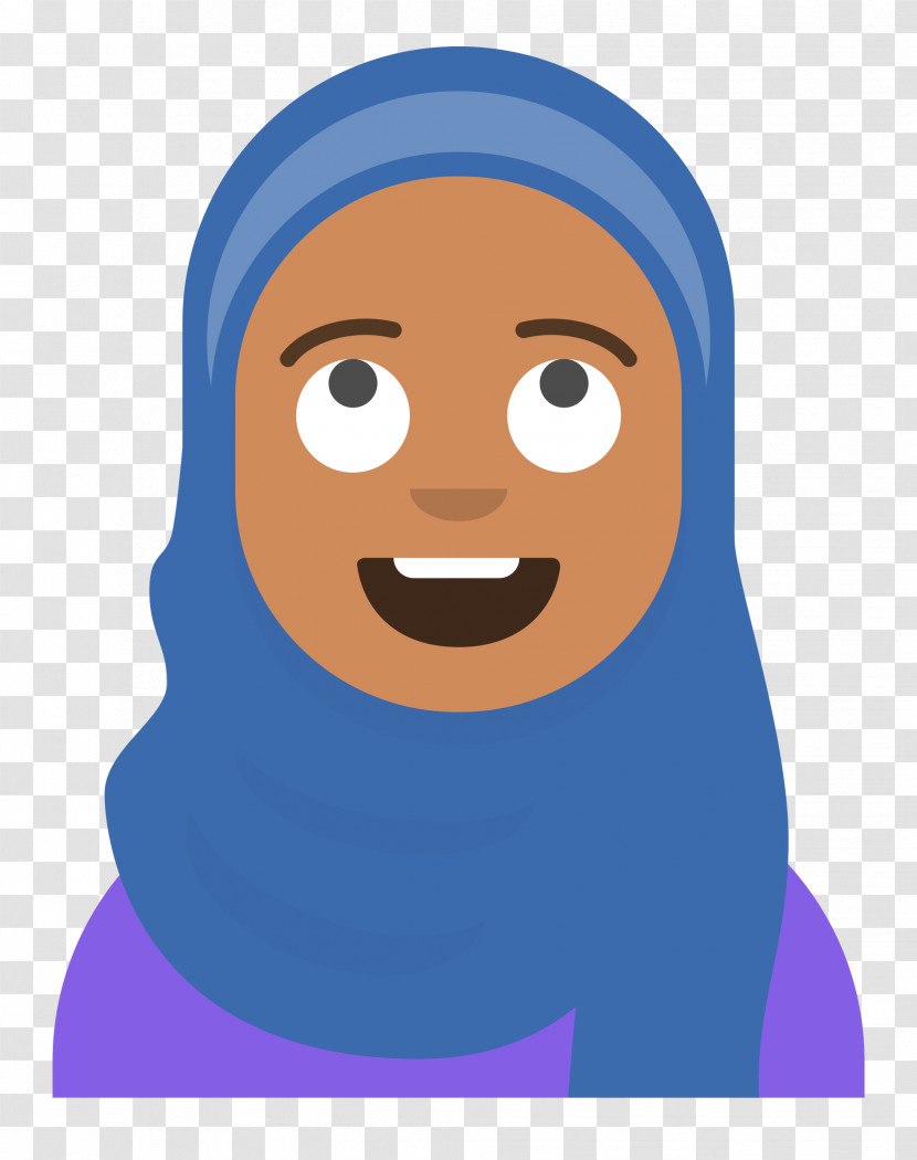 Hijab Avatar Transparent PNG